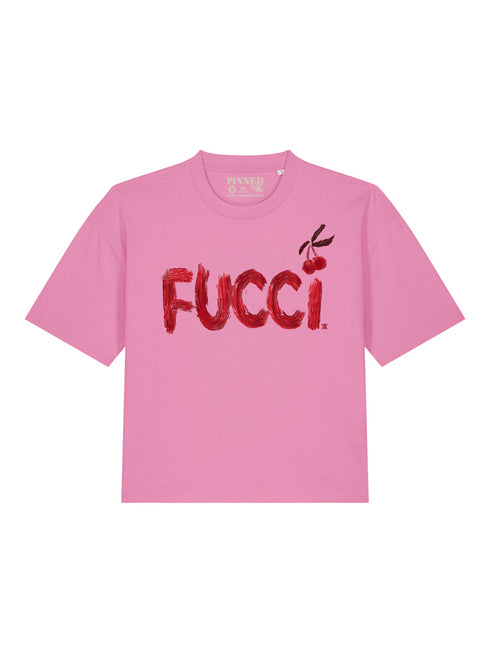 Boxy T-shirt Fucci Cherry